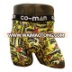 Custom digital printed antibacterial bamboo underwear meshed boxer mens briefs