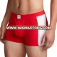 High quality wholesale custom red cotton underwear mens boxer