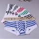 95 Cotton 5 Spandex Mans Stripe Boxer Briefs Custom Elastic Band Mens Underwear