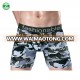 Fashion Camo colored cotton  soft men underwear trunk