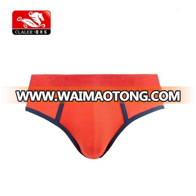 Customize soft cotton spandex men sexy briefs underwear