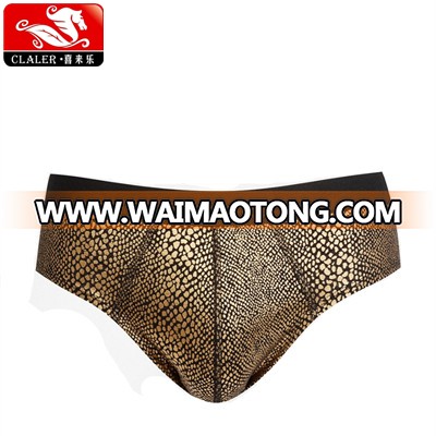 Man gender wholesale gold fashion briefs design custom sexy men briefs underwear