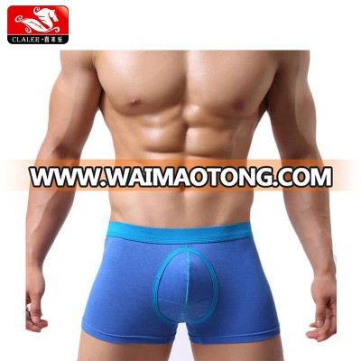 Hot selling comfortable plain cheap price custom waistband knitted men boxer briefs