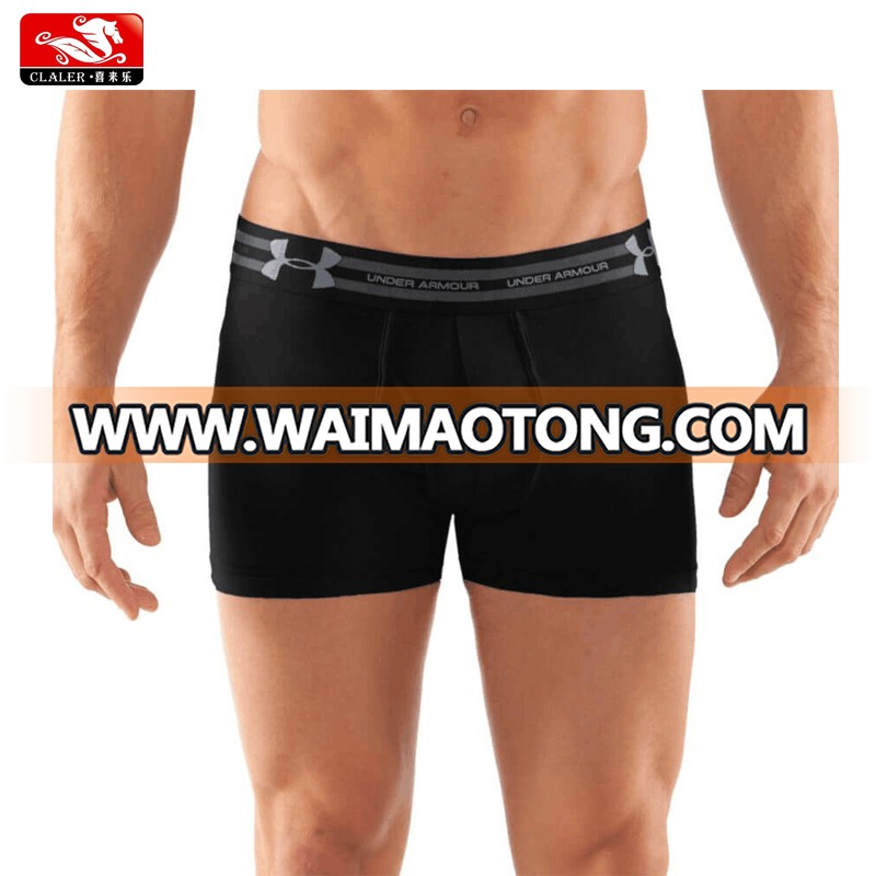 Fashion plain wholesale cotton men underwear men's boxer briefs